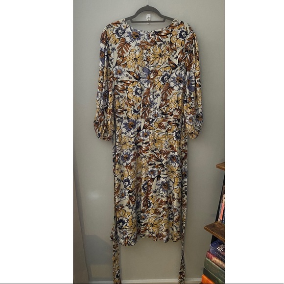 NWT Faithfull the Brand x Anthro Chloe Midi Dress - Picture 7 of 7